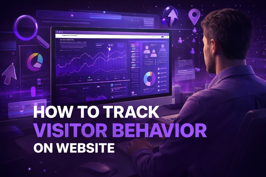 how to track visitor behavior on website